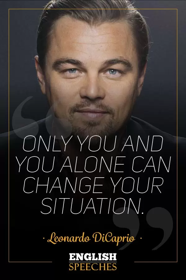 Leonardo DiCaprio Quote