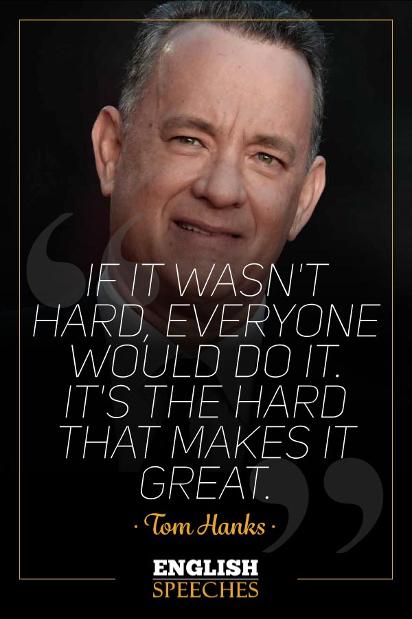 Tom Hanks Quote