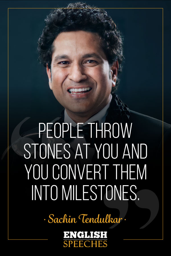 Sachin Tendulkar Quote